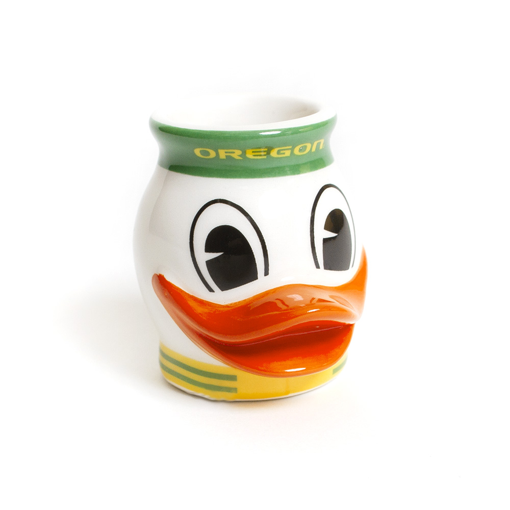 Duck Mascot Head Shot Glass